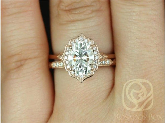 39 Rose gold Engagement Wedding Ring Set To LOVE – Trendy Wedding Ideas ...