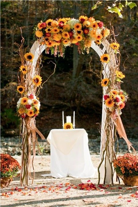 Wedding idea For a Fall Wedding